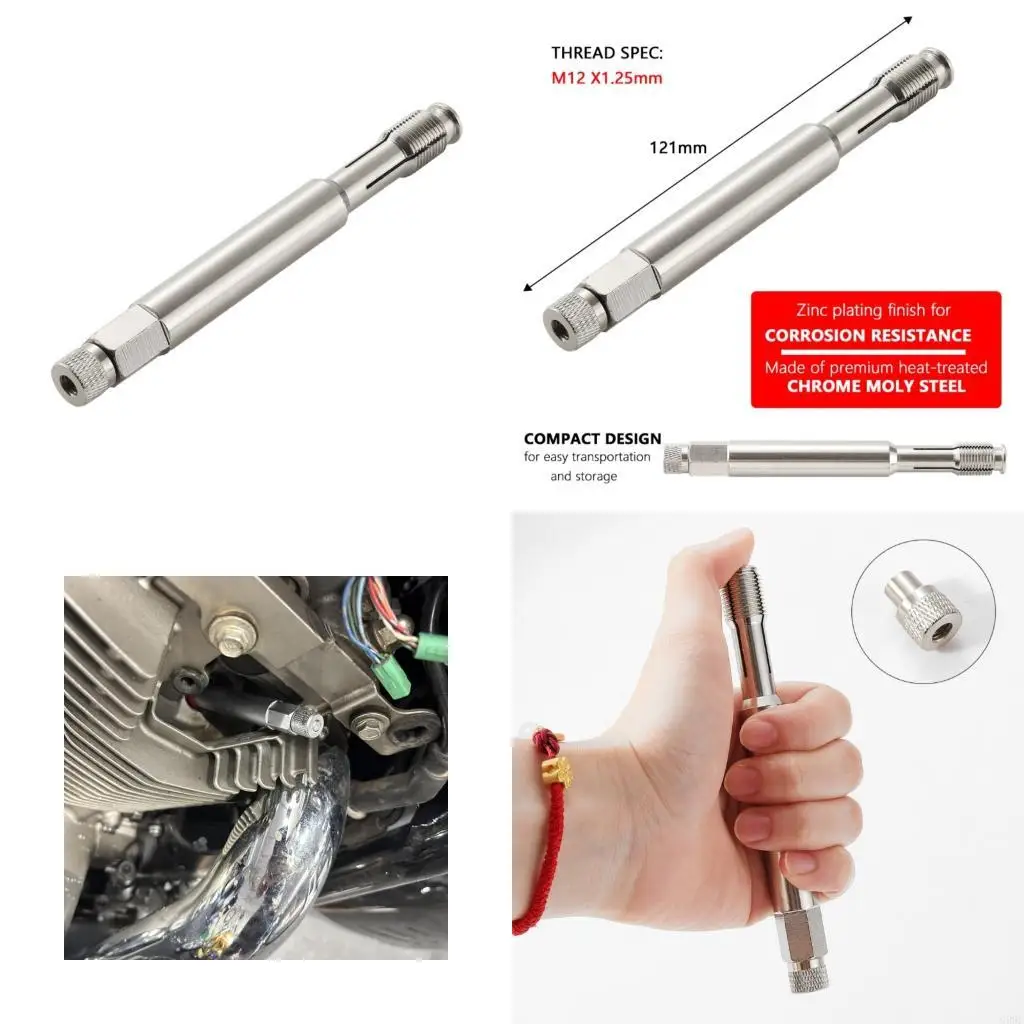 

G99F 14mm Thread Chaser Set Fixes Damaged Holes Without Removing Cylinder Head Or Insert Coil No Debris Fall Into Cylinder