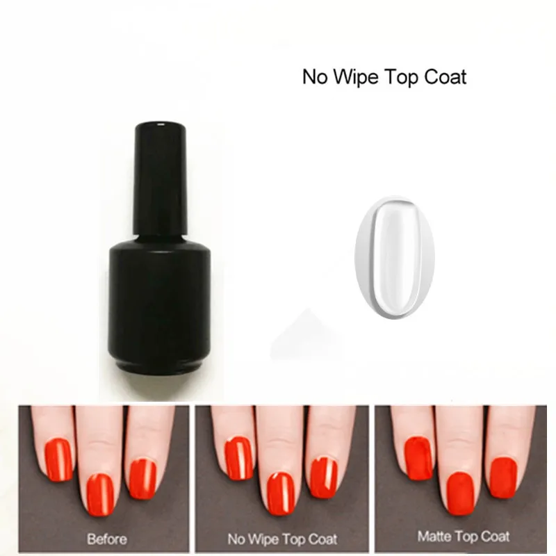 Colore nudo T06 Gel + Base coat + Top coat 8 ml 3 pezzi per set smalto gel UV per unghie