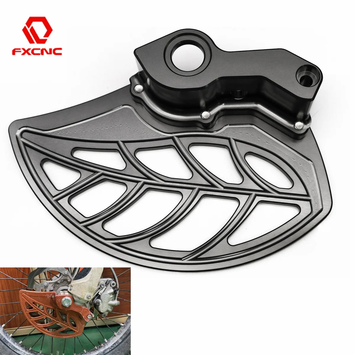 

Front Brake Disc Guard For GASGAS EC300 EC250 EC250F MC250 MC125 MC250F EC EX MC 250 250F 300 350F 450F 125 MC350F 2021-2024