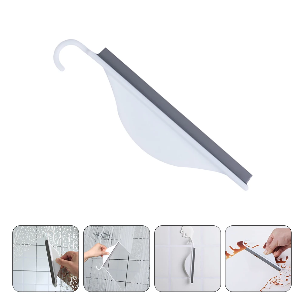 

Silicone Squeegee Window Cleaner Glass Cleaning Tool Bathroom Scraper Mirror Automotive Screen Wash Dirt Grime Tiles