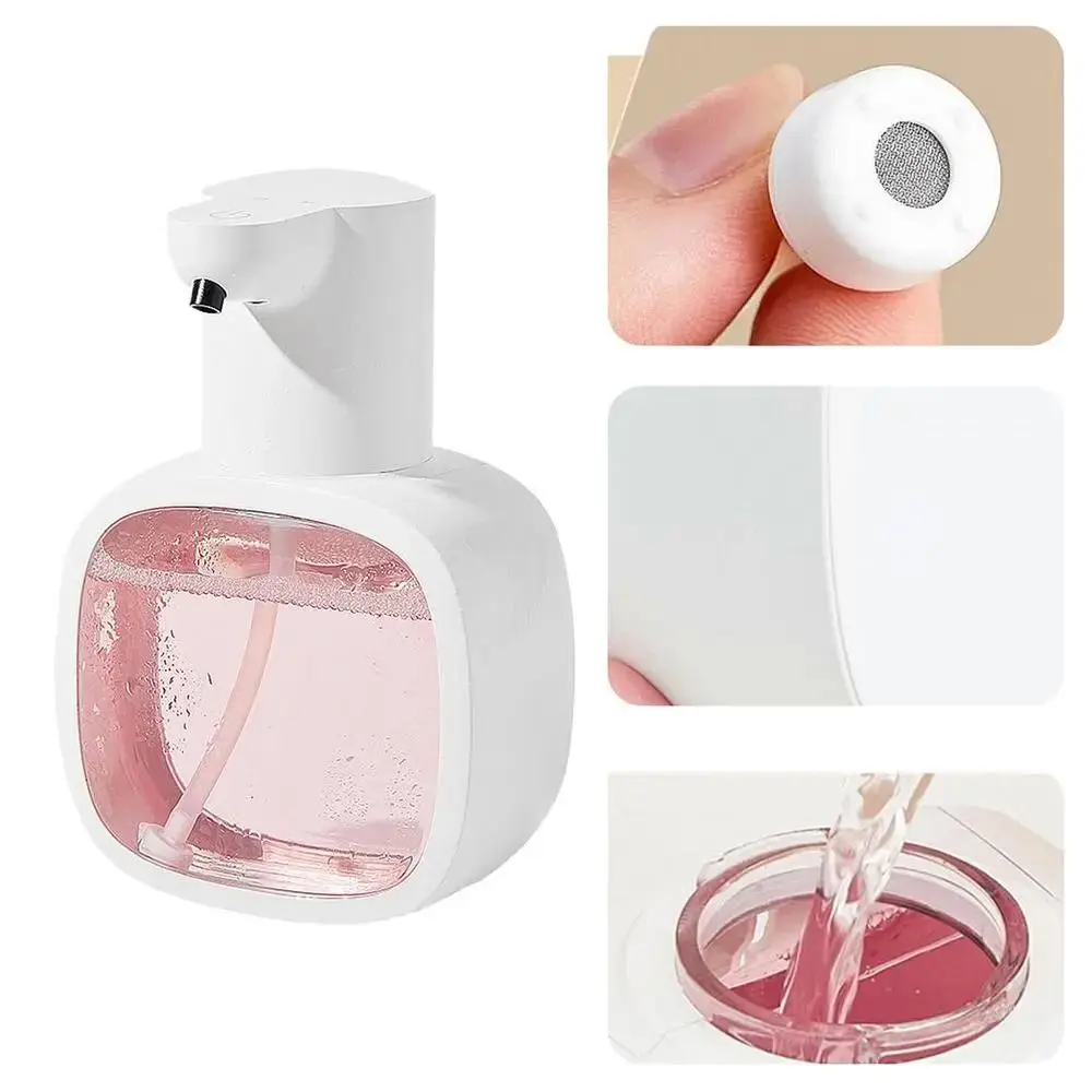 Dispenser automatico di sapone per le mani con capacità di 500 ml Design impermeabile Dispenser di sapone touchless montato a parete Liquido ricaricabile