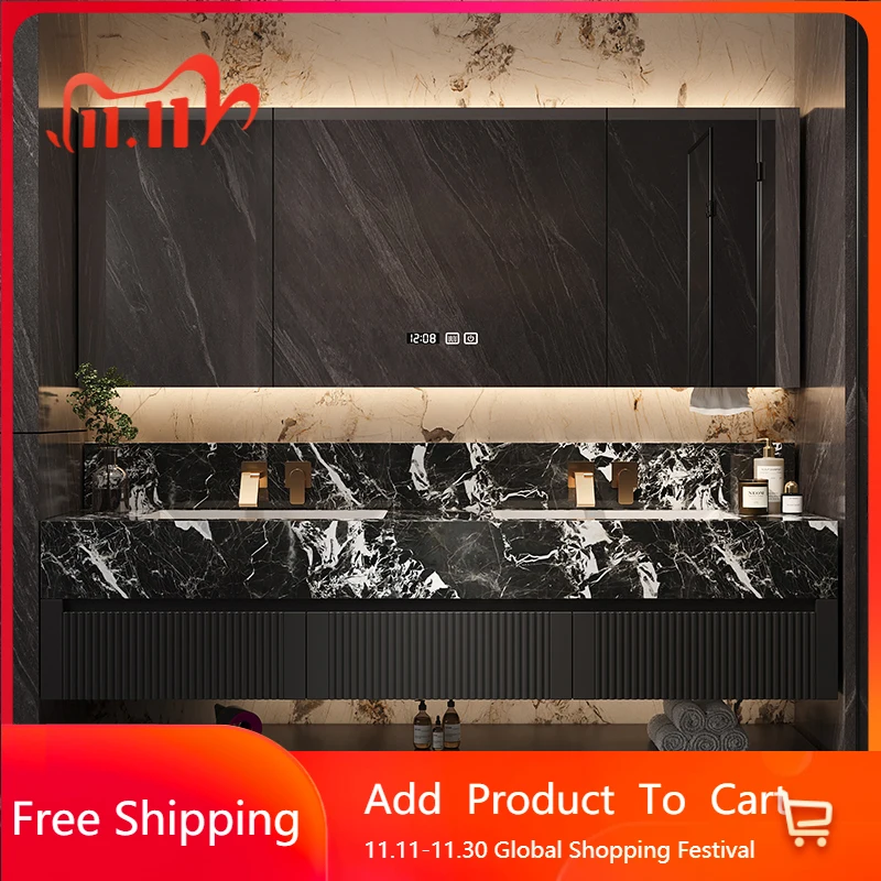 

Decorations Skincare Bathroom Cabinet Storage Small Mirror Toilet Perfume Bathroom Cabinet Makeup Sink Gabinete Trendy Furniture