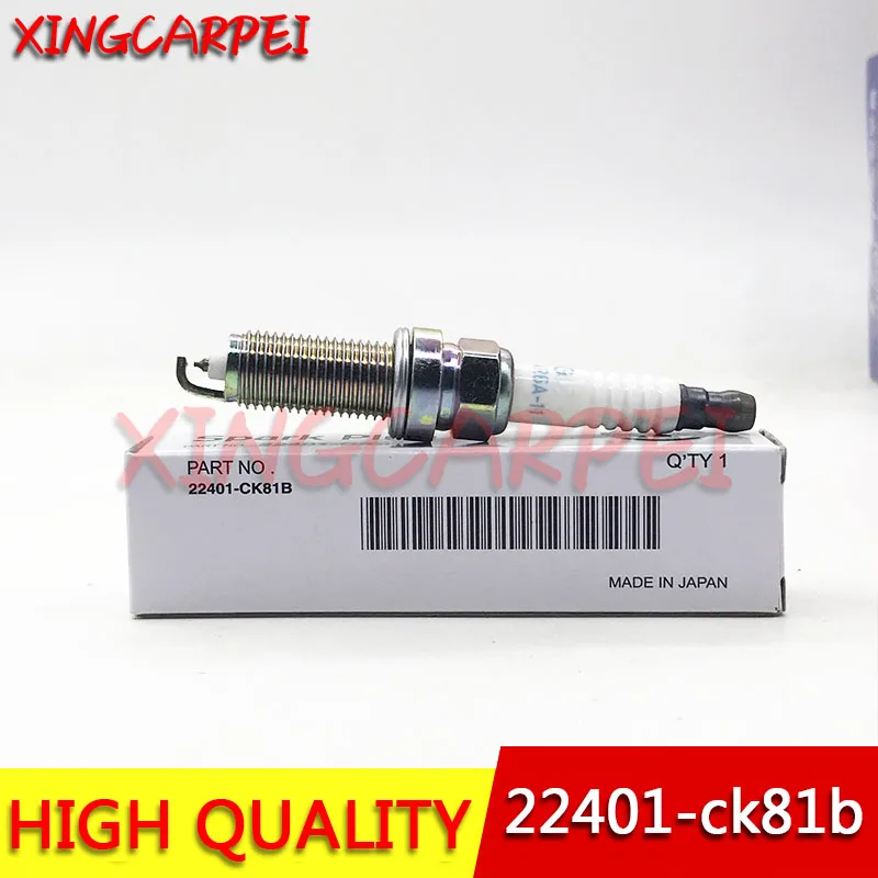 10pcs PLZKAR6A-11 22401-CK81B Iridium Spark Plugs Fit For NISSAN X-TRAIL QASHQAI NV200 MARCH Frontier LZKAR6AP11 22401CK81B