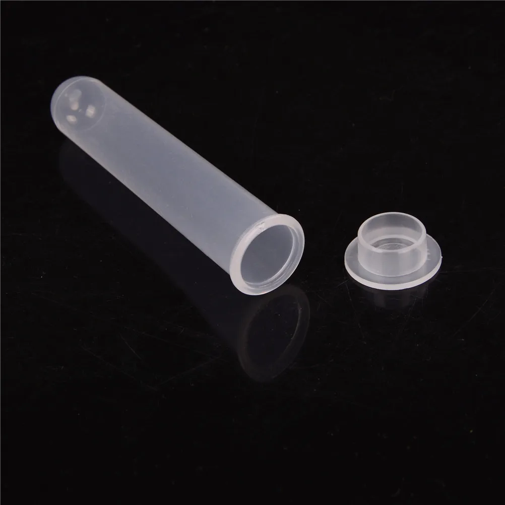 High Quality 10pcs 20ml Plastic Test Tubes Centrifuge Tubes Round Bottom Multiple Length 110mm