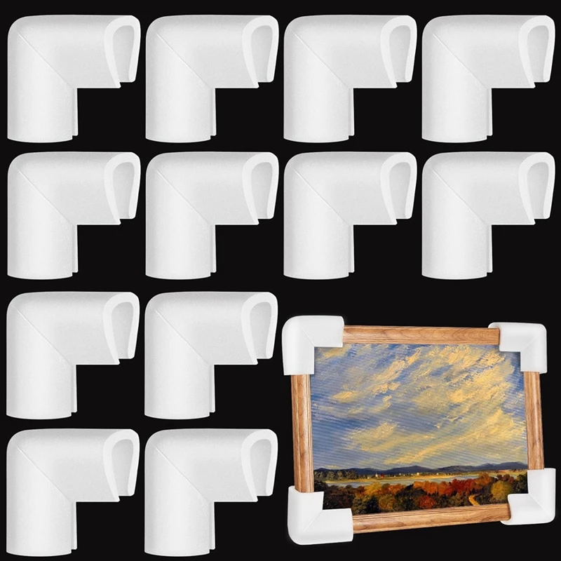 12 Pcs Photo Mirror TV Frame Edge Protection Corners For Shipping Moving Foam Corner Protectors For Shipping Packaging