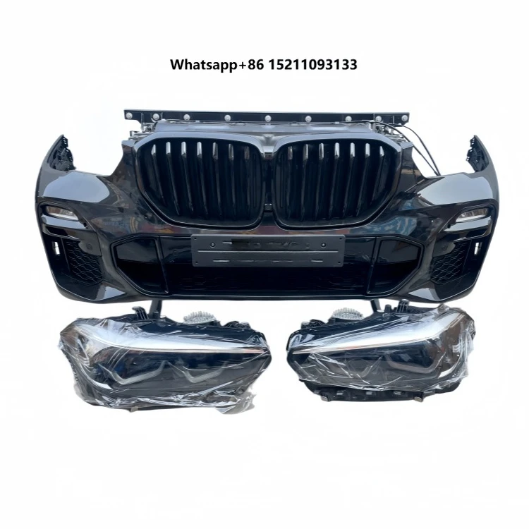 Hot Car Bumper Is Suitable for 2019-2021 X5 G05 G18 Original Body Kit with Headlight Radiator.