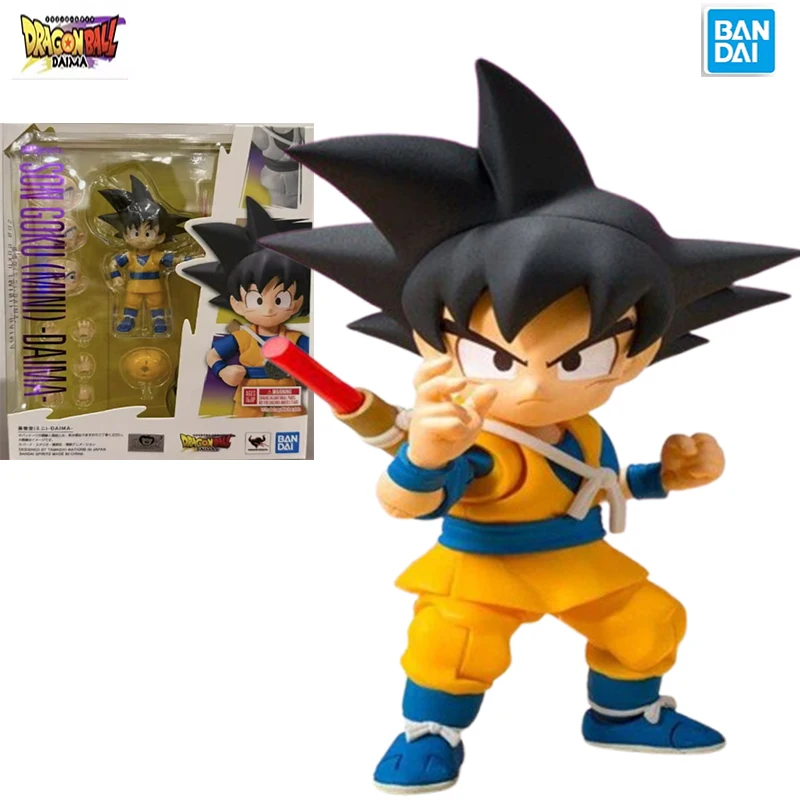 

Оригинальная фигурка Bandai Dragon Ball DAIMA, модель SHF Сон Гоку, мини-коллекция DAIMA, коллекционная фигурка, игрушки, подарки