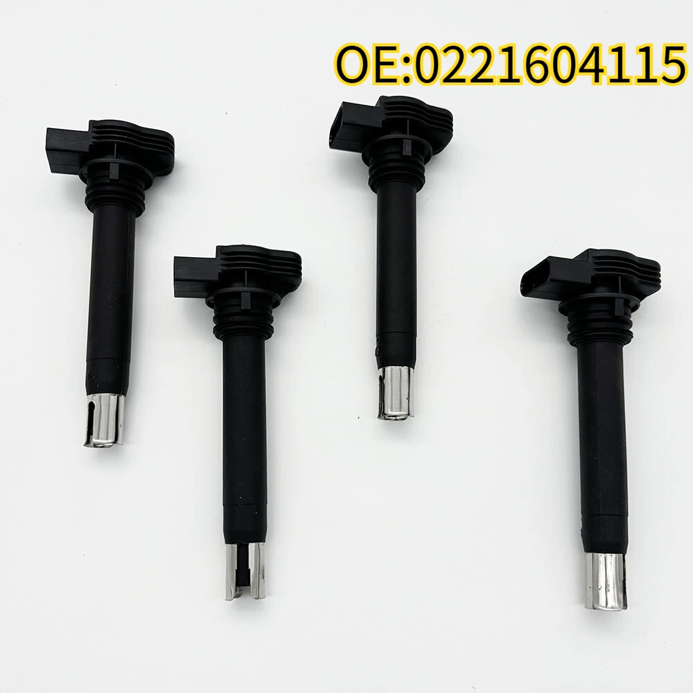 

High quality New For 4PCS 0221604115 Ignition Coils Fits For VW CC Tiguan Audi A4 Quattro A5 NEW