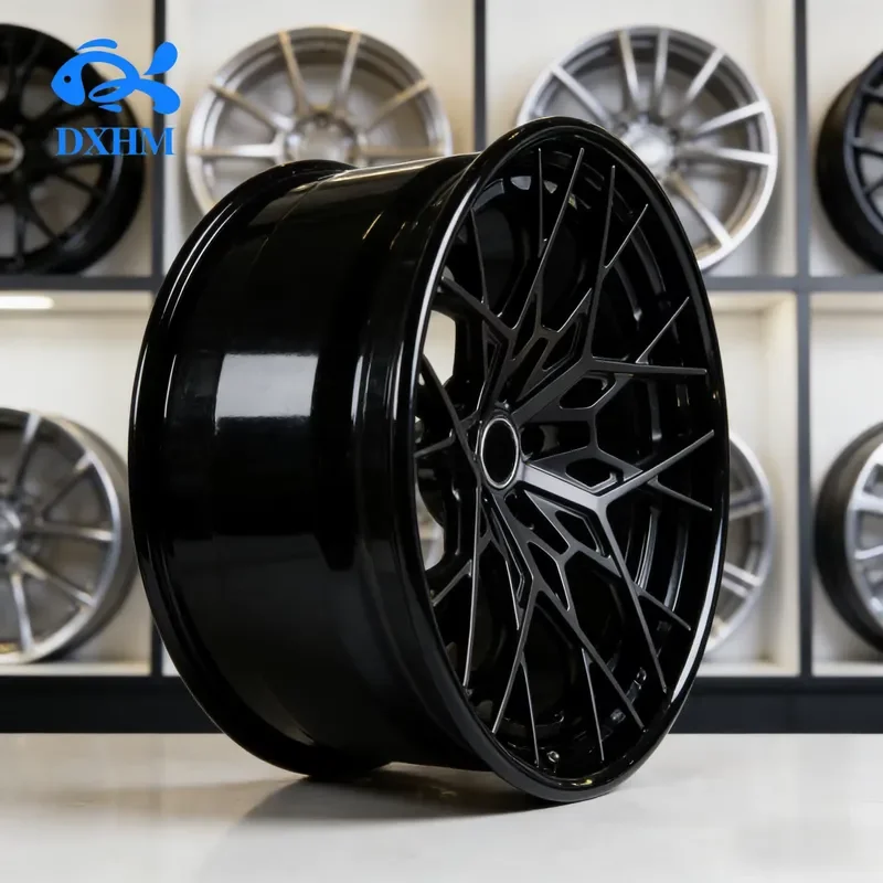 Custom Concave Black Finish Passenger Car Wheels Te37 17 18 19 20 22 24 Inch 5x114.3 5x112 5x120 Alloy Forged Rims for 911 A4