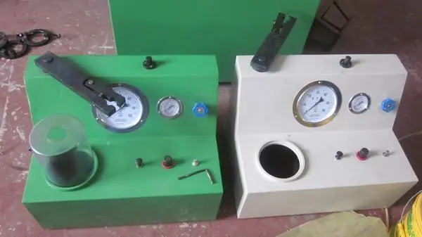 Electric Diesel Fuel Injector Test Bench PQ400 Double Spring Nozzle for Cars and Trucks Electric Analyzer