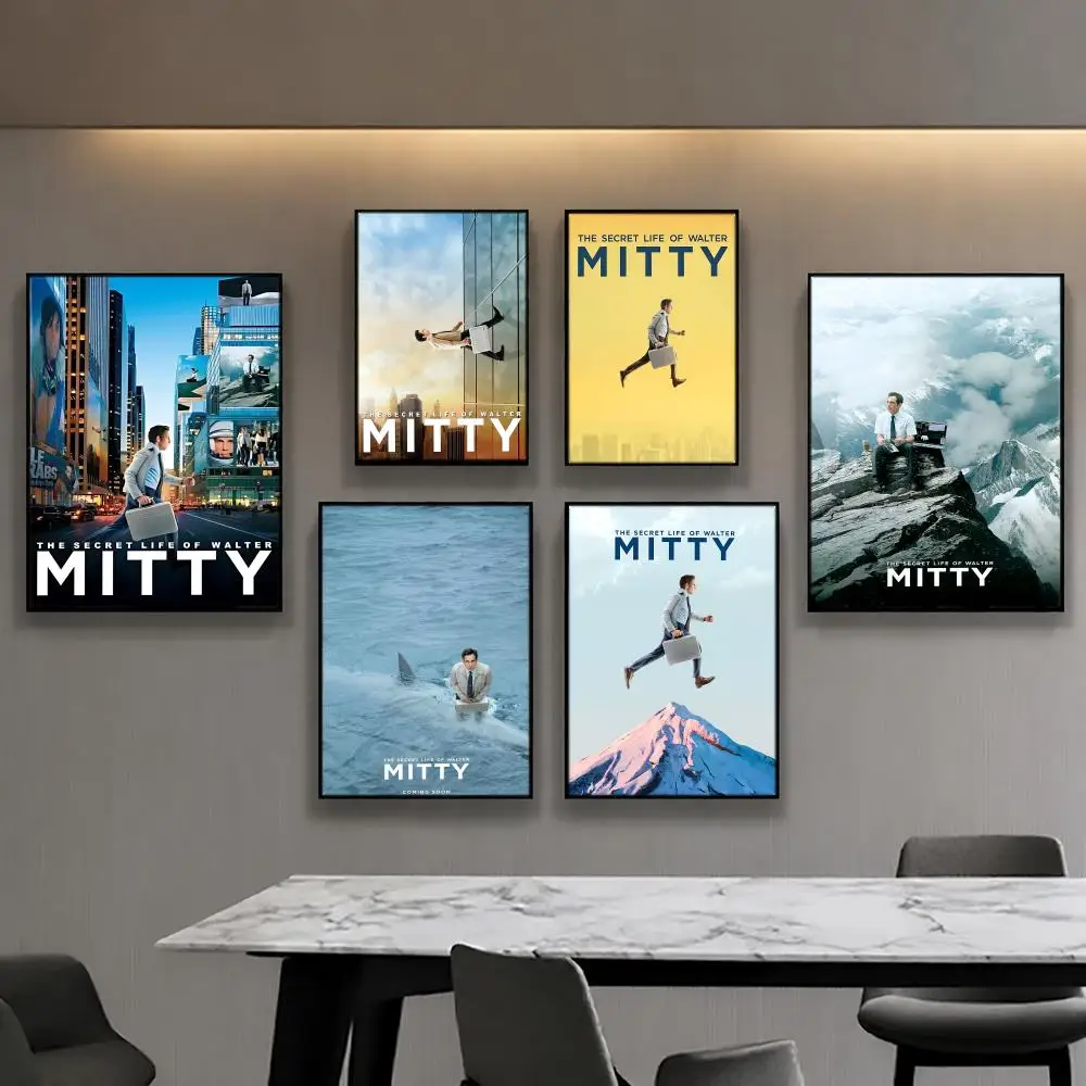 Movie The Secret Life of Walter Mitty Poster Posters Anime Room Decor Decoration Movie Backpack Wall Interior Music Wall Art