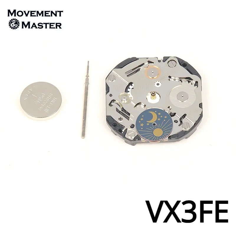 Японский оригинальный бренд Новый VX3FE кварцевый механизм VX3F 6 стрелок 3/6/9 маленький секундный часовой механизм аксессуары для ремонта