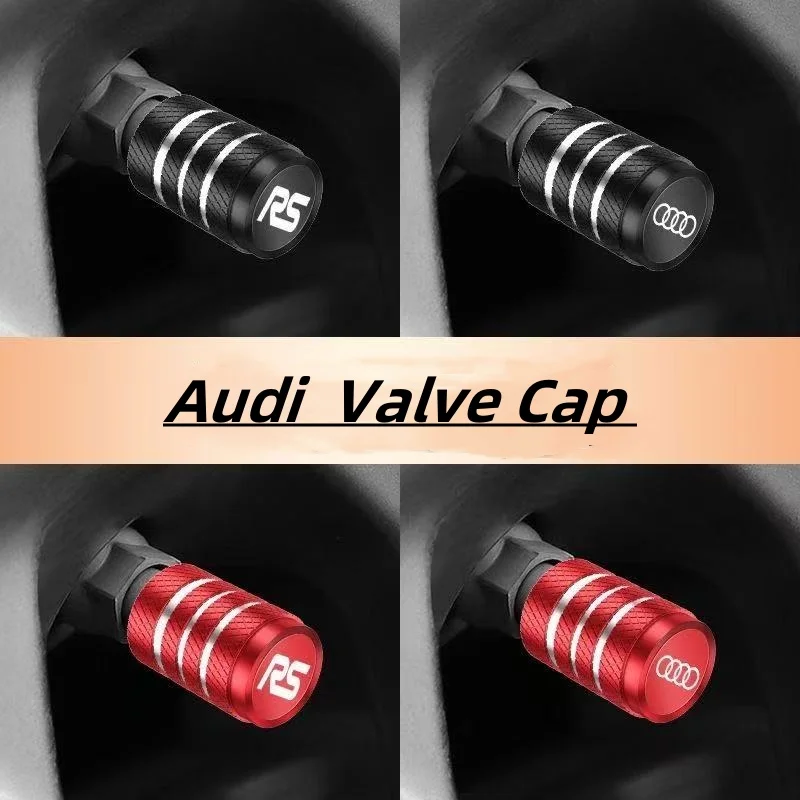 5 قطعة سيارة الإطارات عجلة الجذعية غطاء صمام الهواء ديكور ملحق لأودي سلاين A1 A2 A3 A4 A4L A5 A6 A6L A7 A7L A8 A8L TT Q1 Q2 Q2L Q3 Q4