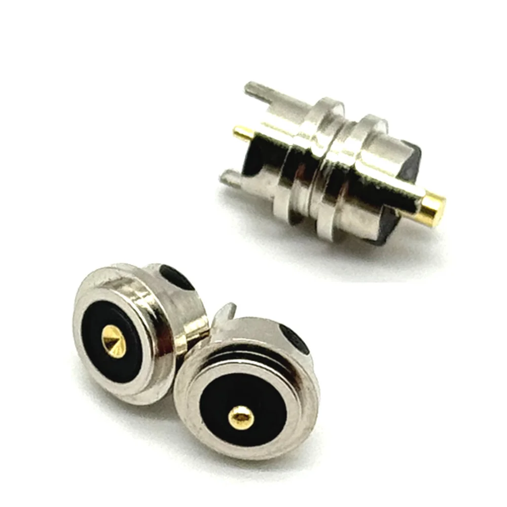 8mm 36V 10A  5A high Current Magnet Suction Spring Pogo Pin Connector Male and Female Probe DC Power Charging Magnetic Connector