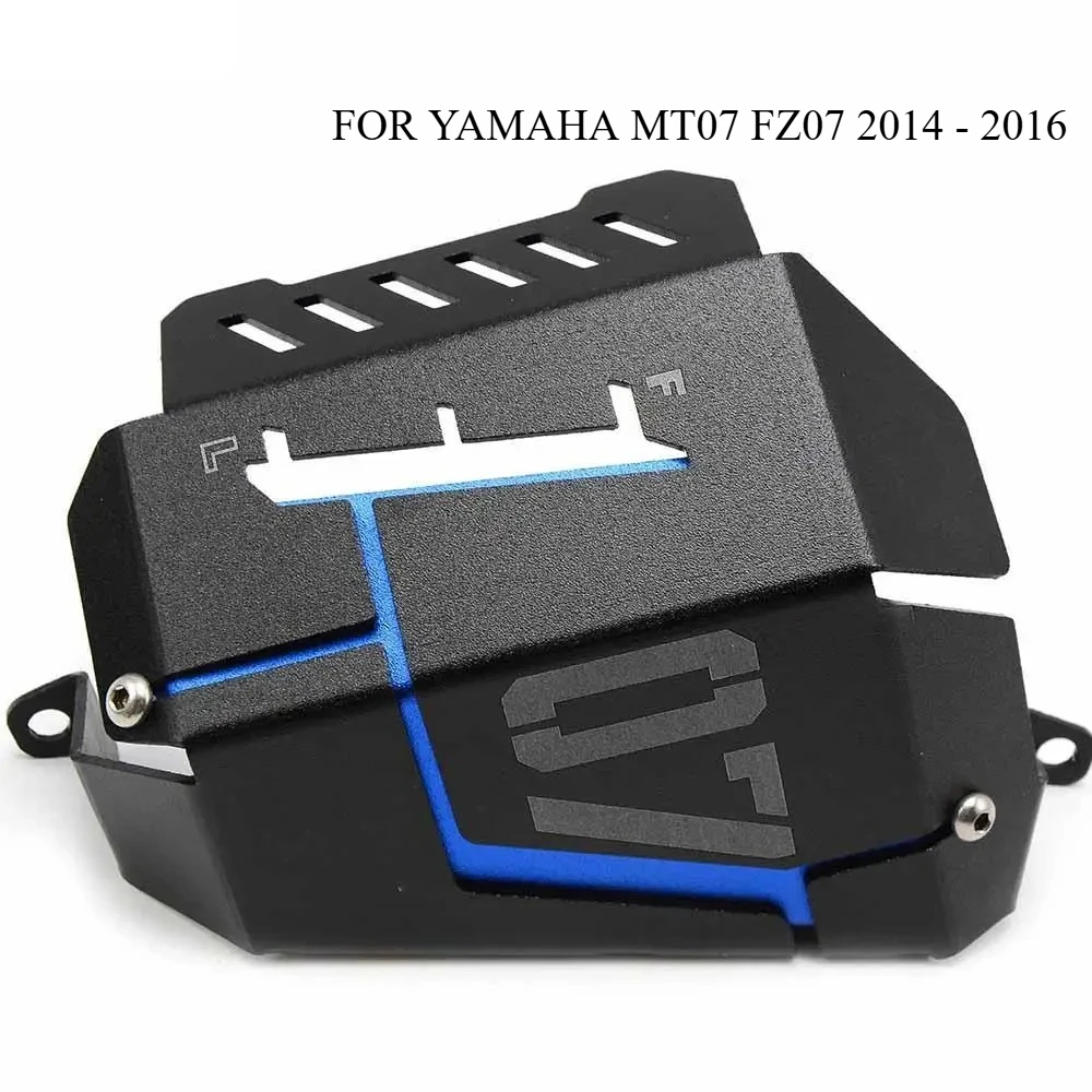 

Motorcycle MT07 FZ07 For Yamaha MT-07 FZ-07 MT FZ 07 Radiator Water Cooling Tank Reservoir Bezel Side Protection Cover Guard
