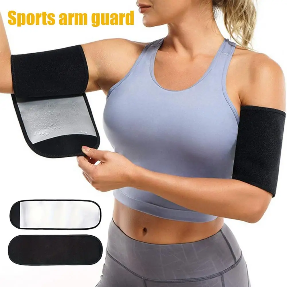 1 Pair Sweat Arm Shaper Women's Arm Trimmer Sauna Sweat Arm Trainer Compression Arm’s Toning Sleeve Band for Sports Workout