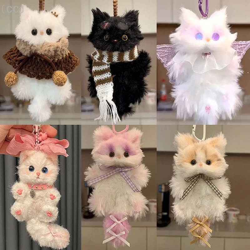 〔CC〕かわいいぬいぐるみ子猫ペンダント手作りDIY素材パッケージ女の子子供のおもちゃかわいい吊り下げギフト〔88〕 1
