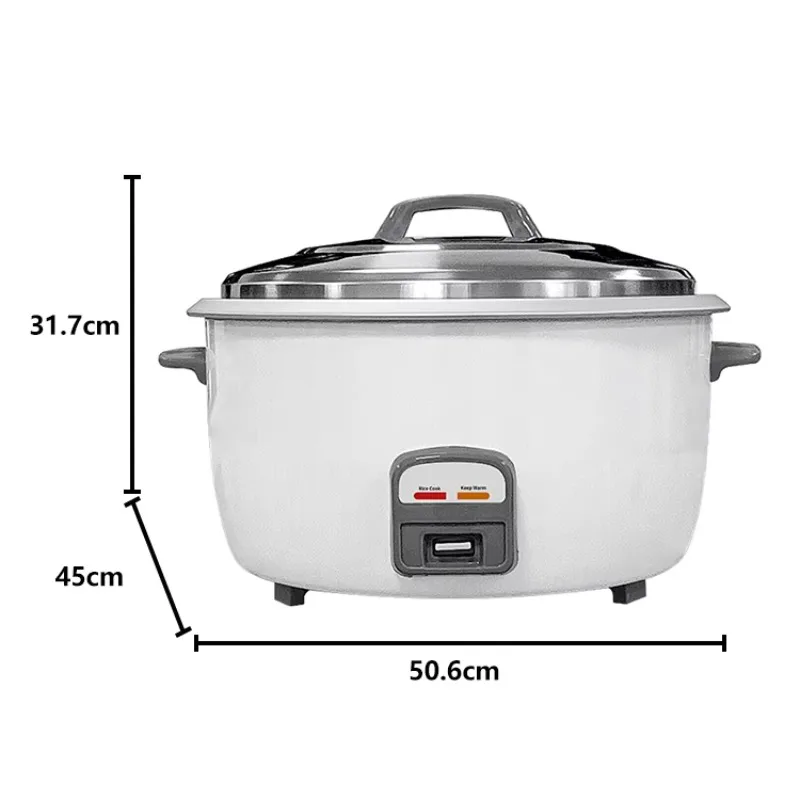 5.6L Commercial Electric Drum Rice Cooker 35-Cup Large Capacity Automatic Non-Stick for Hotels and Households