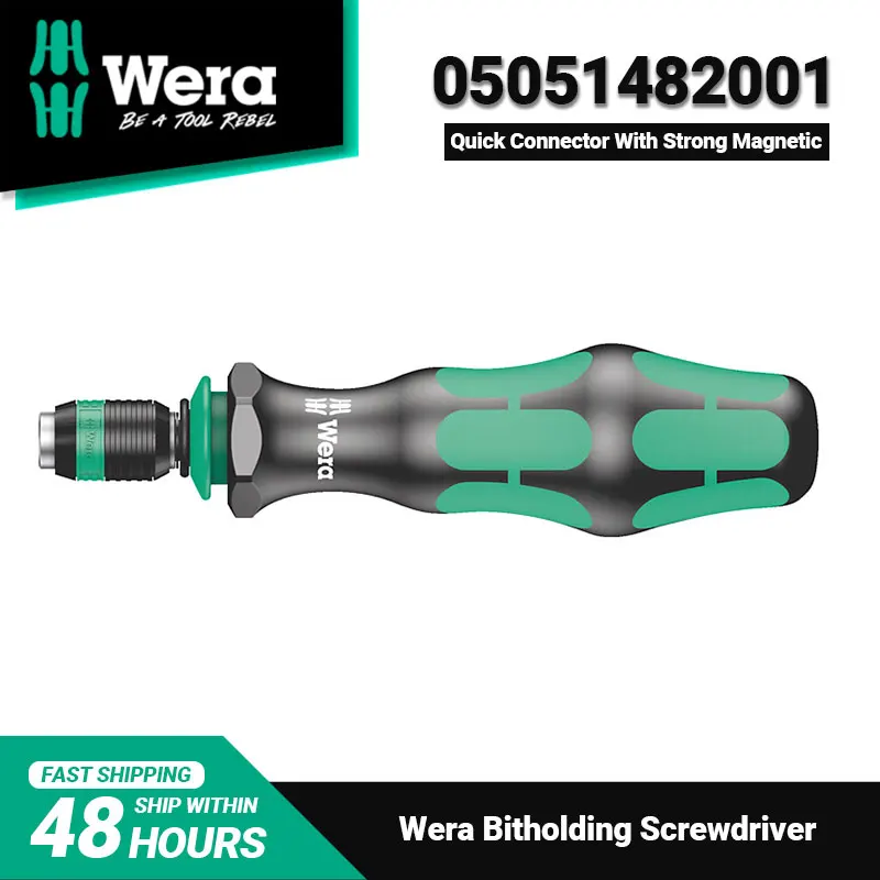 Chave de Fenda de Travamento Automático Wera Suporte de Bits com Rapidaptor Mandril de Liberação Rápida Alça Hexagonal 813r 816r 816ra 817r