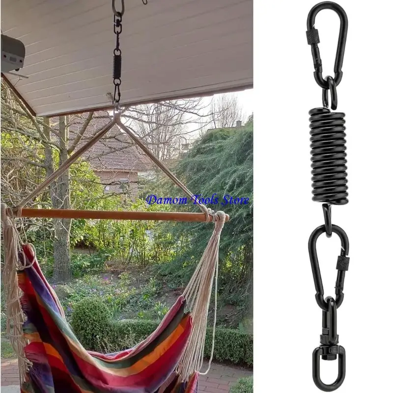 57BE Rust Proof Porch Swing Suspension Spring 300K GLoad Hammock Chair Hardware Set