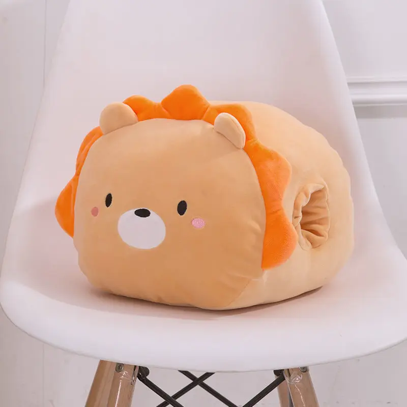 Cartoon Warm Hands Cover Pillow Winter Warm Pillow Surprise Girl Student Gift