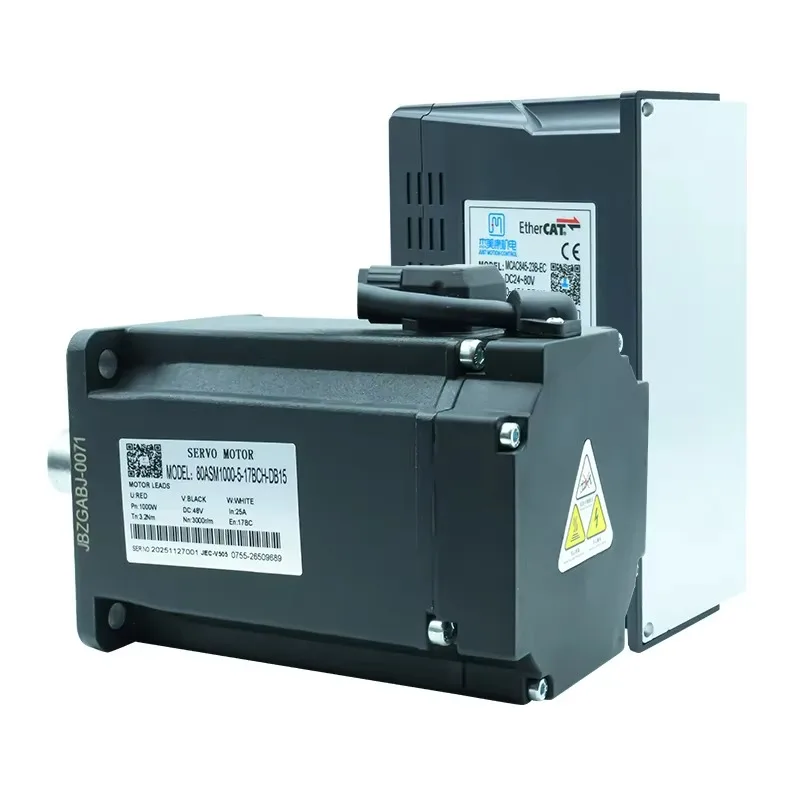 MCAC845-23B-EC+80ASM1000-5-17BCH-DB15 Ethercat 3.2Nm 25A DC Servo Motor with Drive Sewing Machines