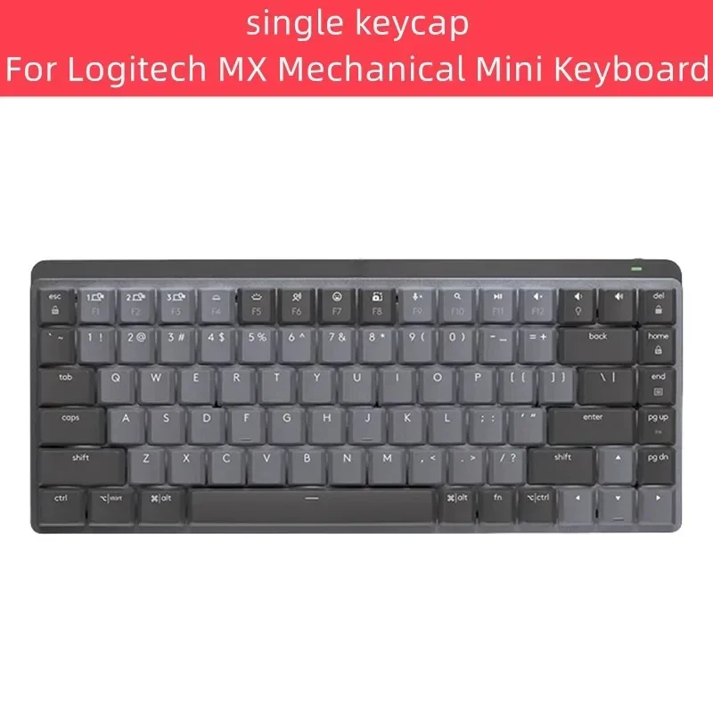 Teclas de repuesto individuales para Logitech MX, Mini teclado mecánico, ceniza de grafito