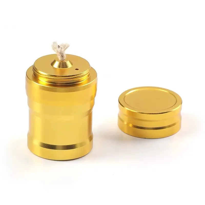 Outdoor Tragbare Mini Alkohol Lampe Metall Mini Heizung Flüssigkeit Herd Überleben Camping Wandern Ausgezeichnet – Detail 11