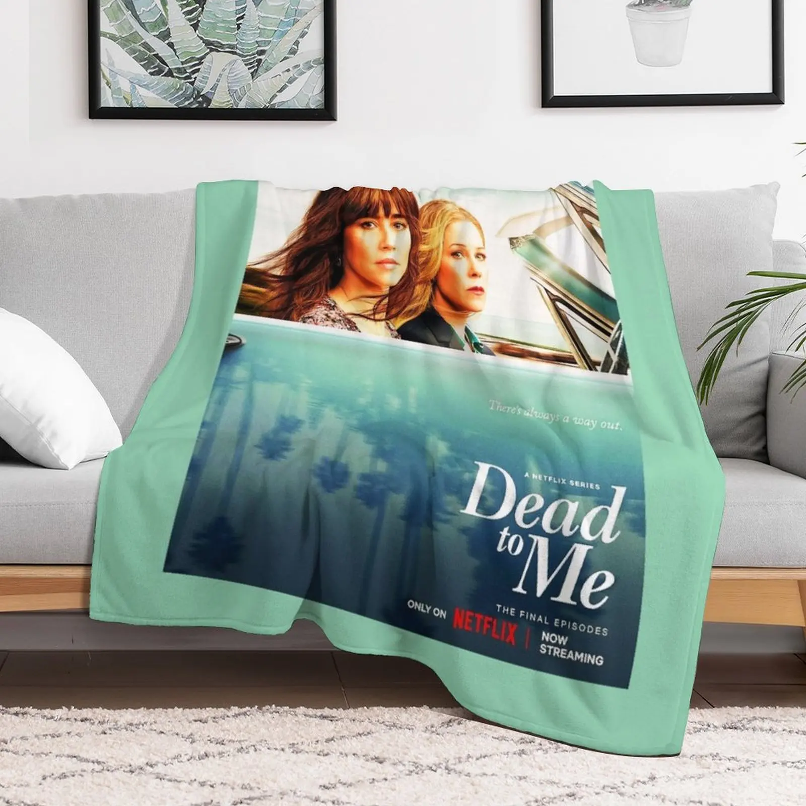 Dead to Me: There's Always a Way Out Promo Throw Blanket Designers Winter beds Vintage Blankets