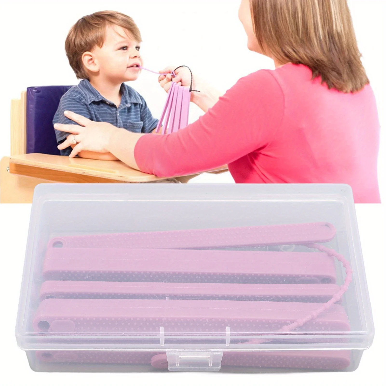 

Face trainer Speech Teeth Massager Speak Oral Muscle Rehabilitation Training Tube