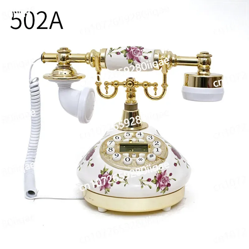 

Бутик антикварного антикварного телефона Европейский ретро-телефон Креативный пасторальный керамический телефон