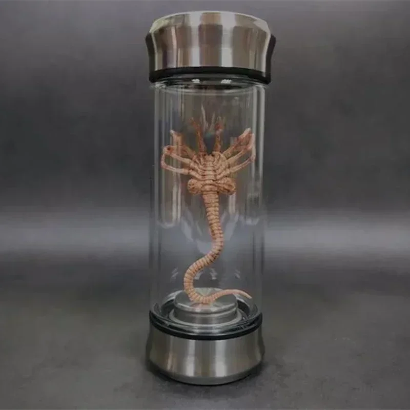 Alien Glow Jar Xenomorph Specimen Facehugger Embryo Glass Jar Movie Prop Replica Home Decor Desktop Crafts Sculpture Decoration - Image 6