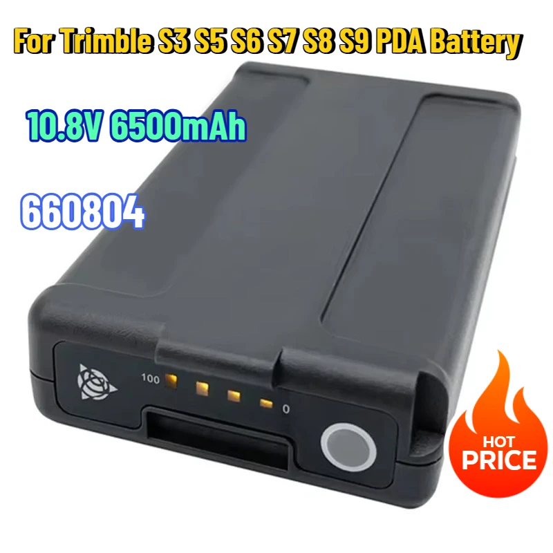 

10.8V 6500mAh 660804 for Trimble S3 S5 S6 S7 S8 S9 PDA Battery