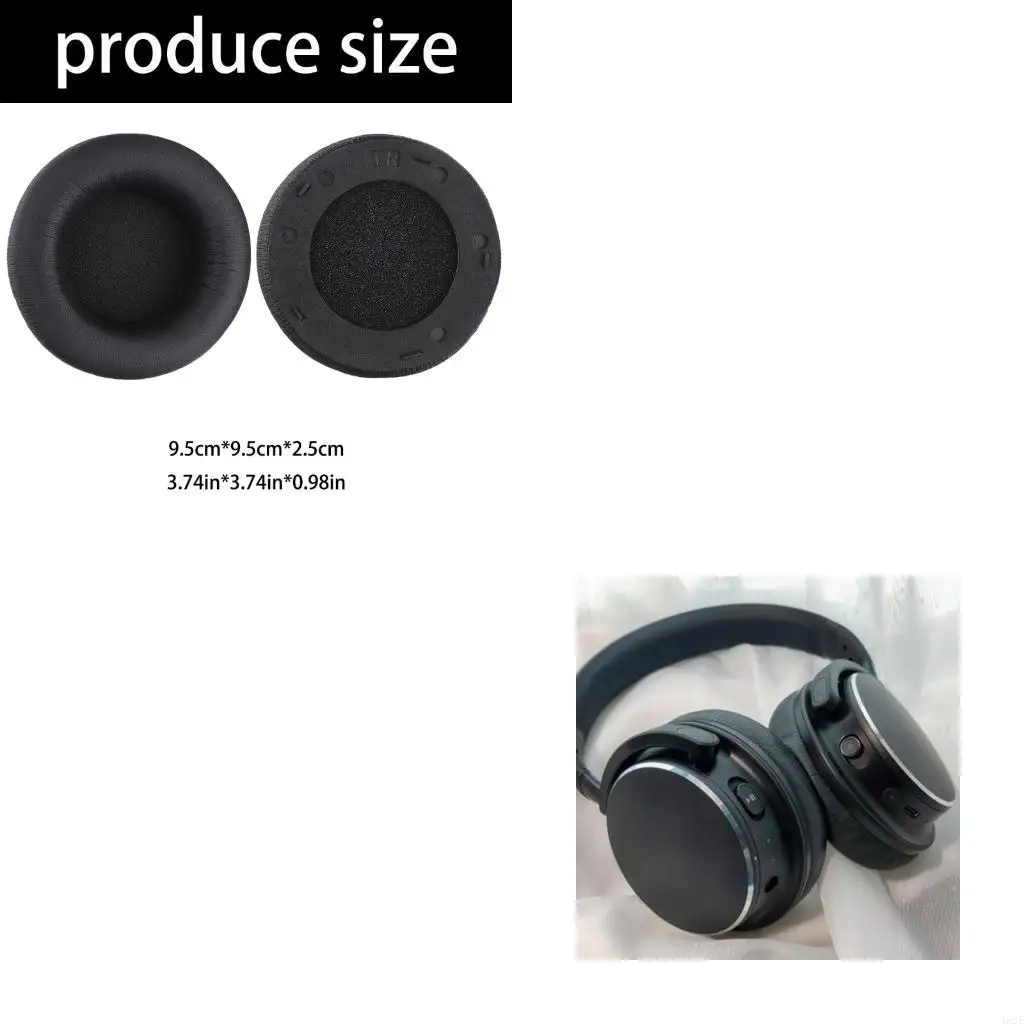 462E Sponge Headphone Cover Ear Pad Earphone Cushion Earmuffs for Y600NC Spare Earpads Comfortable Wear