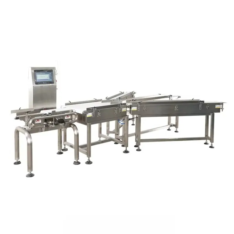 Custom China Supplier Food Grade Conveyor Belt Sorting Equipment Price Intelligent Check weigher Machine