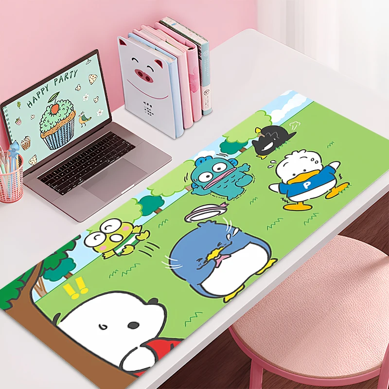 Mouse Pad kerokerokeroppl Hangyodon Pochacco Non-Slip Rubber Edge locking mousepads Game play mats notebook computer Sanrio