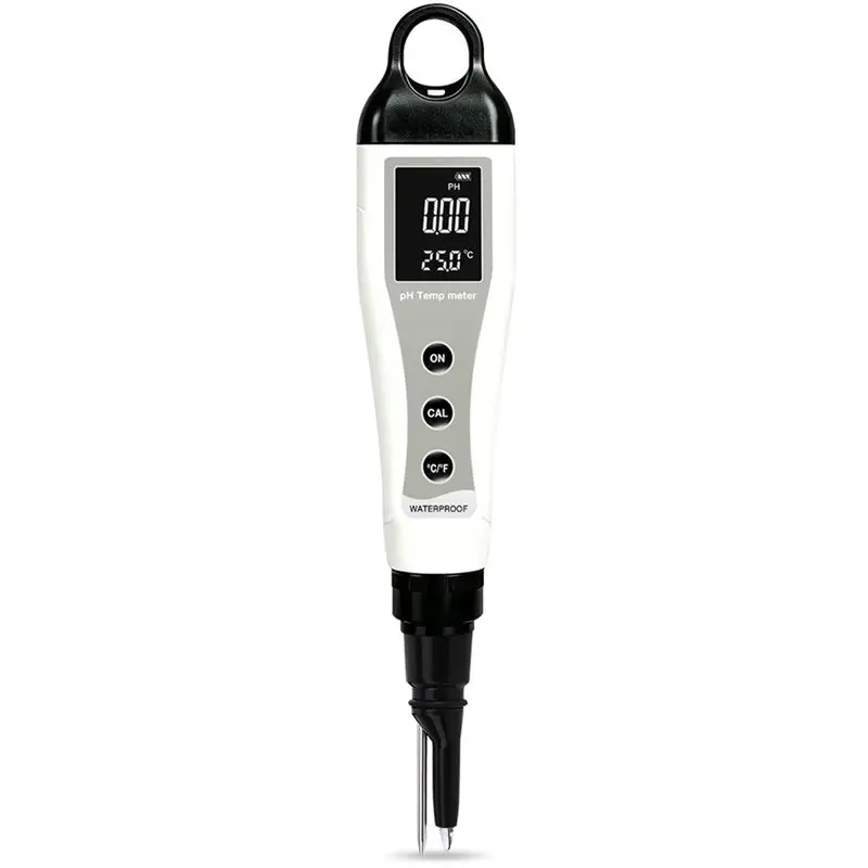 M11K-2-In-1 Digital Soil & Food PH Meter, PH & Temperature Tester Pen, Waterproof Probe PH Tester For Garden Soil, Dough