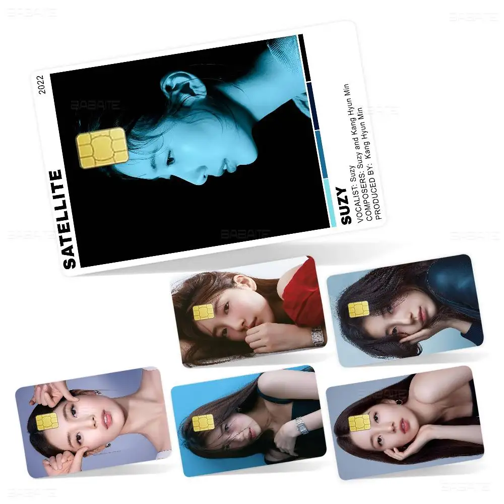 Bae Suzy Korean Star Miss A Nordic Anime Young Creidt Card Debit Card Sticker Film Case Front Tape for Small Big Chip No Chip