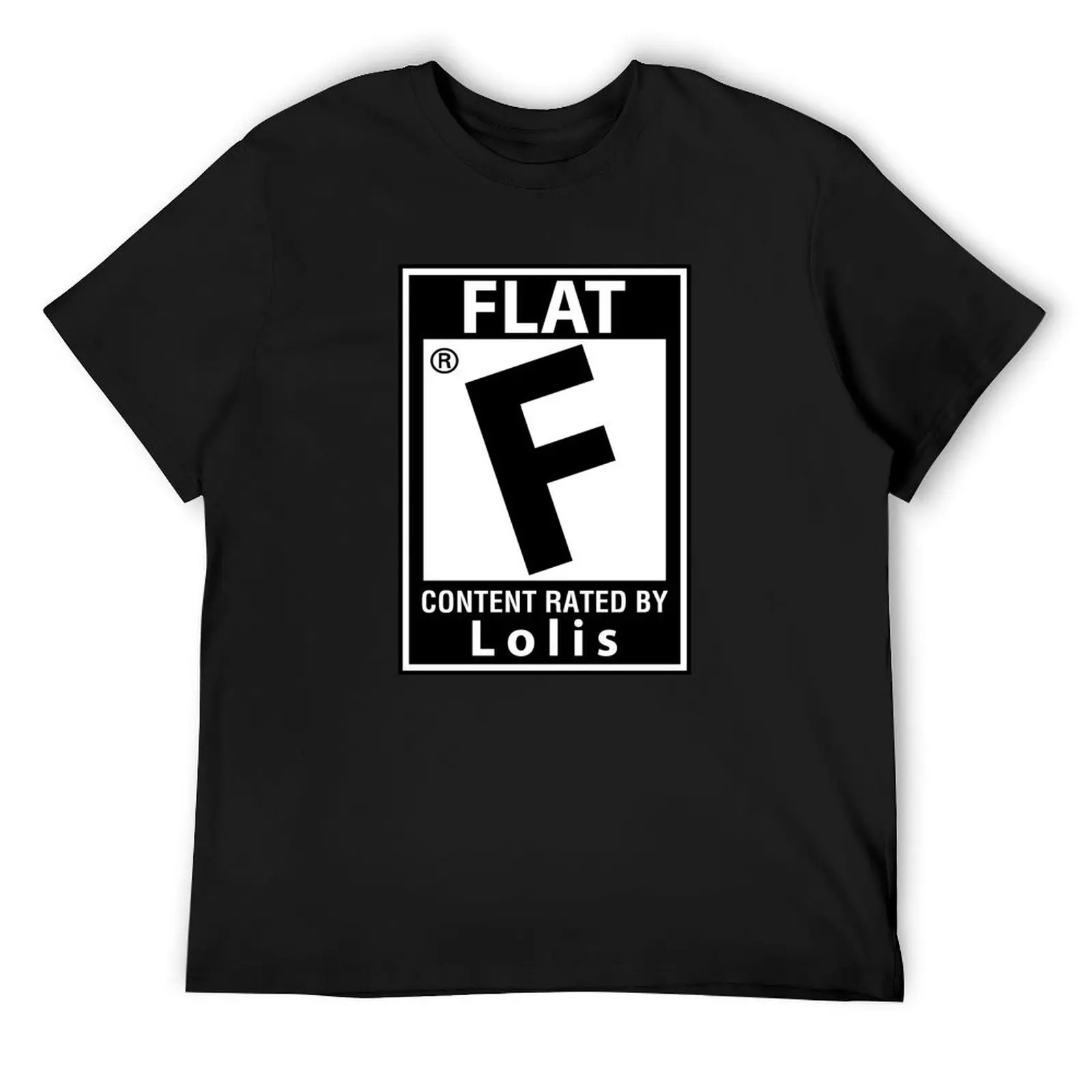 Rated Loli Shirt T-Shirt sweat cheap stuff Aesthetic clothing graphics Men's t-shirt