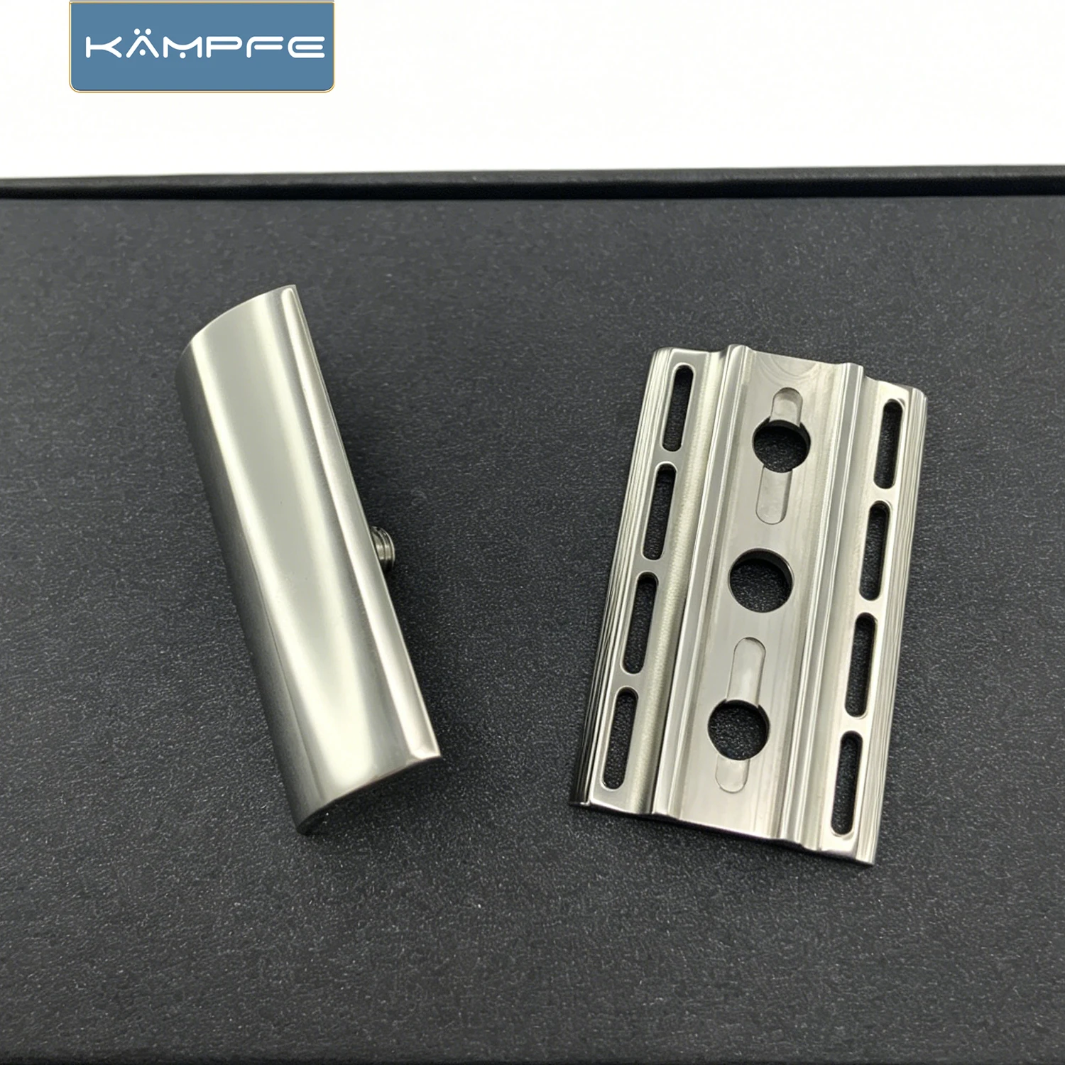 KAMPFE Old fashioned Safety Manual CNC machined Closed comb Stainless steel polished Razor Head Father’s Day gift