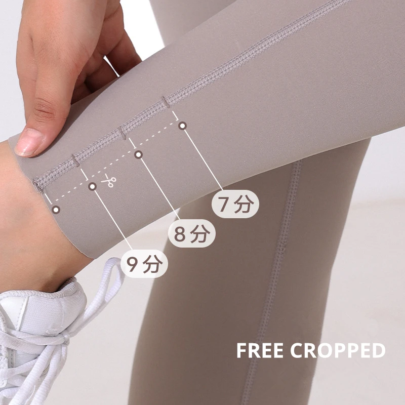 Women Sport Leggings High Waist Yoga Pant Elastic Hip-Lifting  Running Trousers Free Cropped Quick Dry Gym Fitness Tights Female