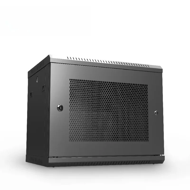 600Mm 450mm 12u cold rolled steel 9U wall mounted cabinet removable rack housing