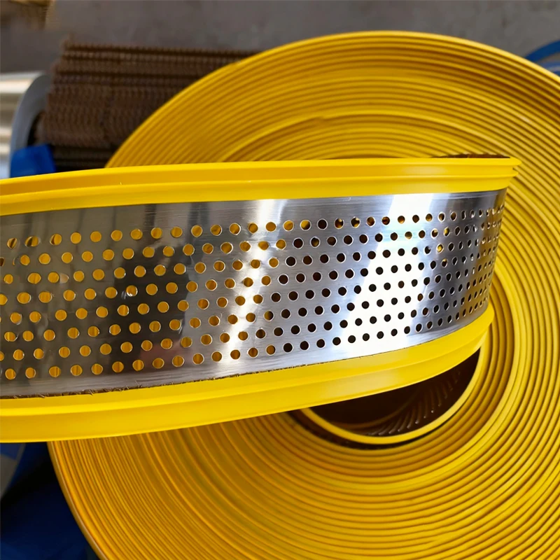 Gold/Silver/Black 80mm x 100m Side Light Channel Letter Strip with Holes - Perforated Aluminum Coil for Illuminated Sign Making