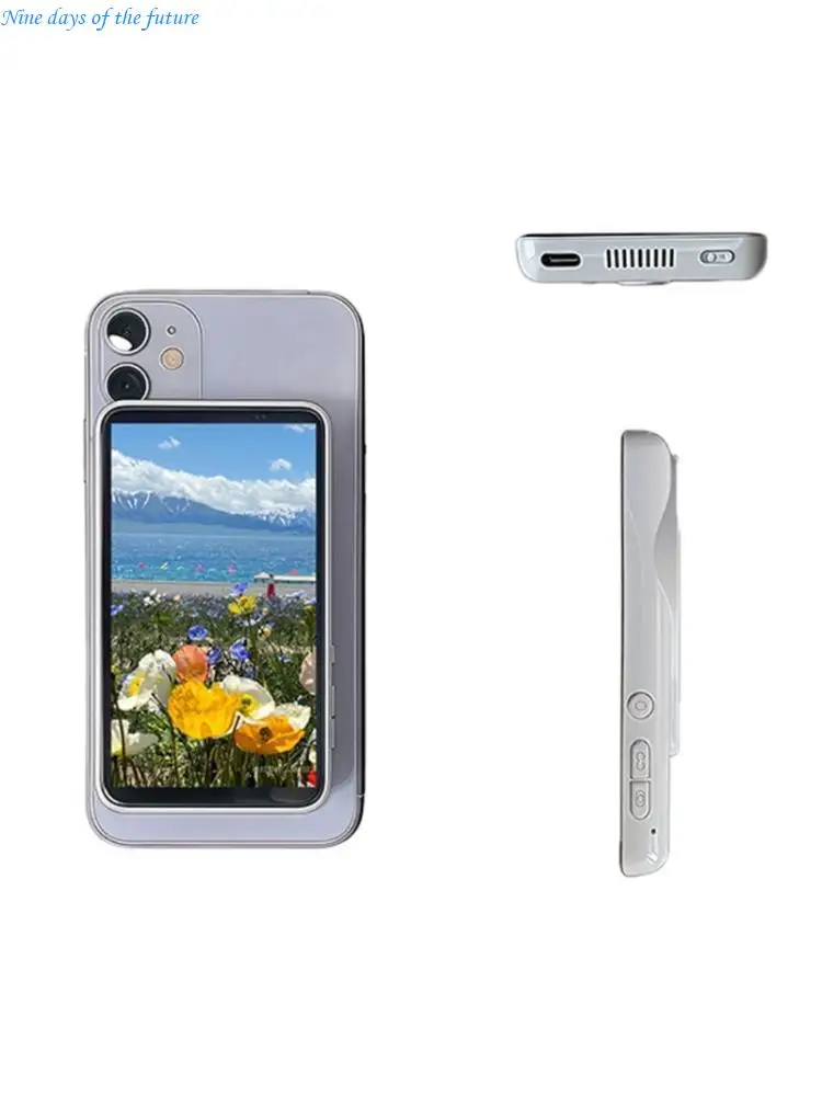 

Phone Mount Wireless Screen Mirroring Device High Resolution Acoustic Sync Low Latency E65A