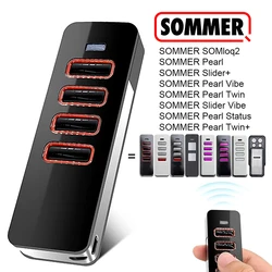 Control remoto para puerta de garaje SOMMER Pearl Slider Vibe Twin Status 4018V000 4018V003 S10779-00001 4019V000 4019V001 868,8 MHz