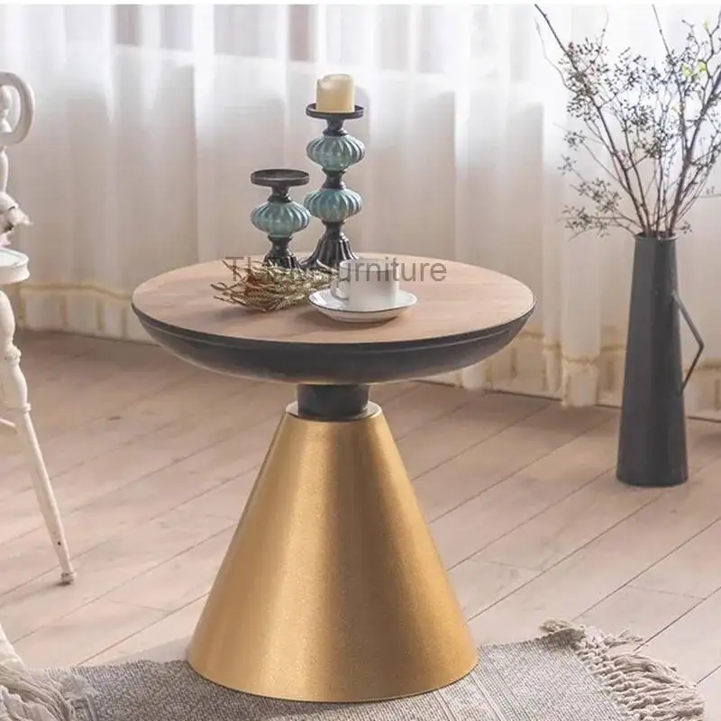 

Минималистичный журнальный столик в стиле середины века, круглые приставные столики, прикроватные тумбочки для гостиной, мебель для дома