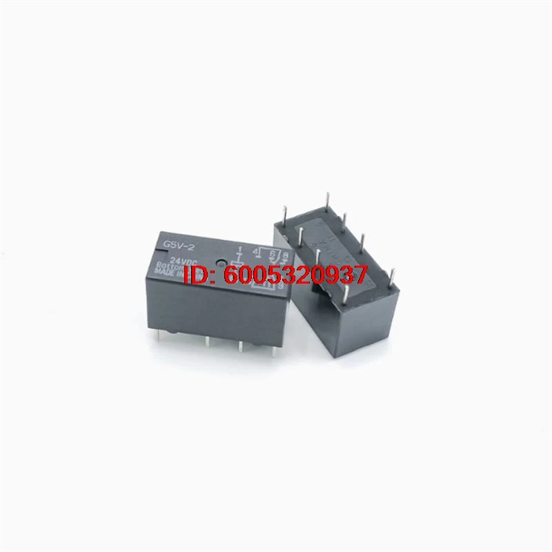 10piece  G5V-2-5VDC 、G5V-2-12VDC 、G5V-2-24VDC  DIP-8  New power relay   G5V-2 DC12  DC24