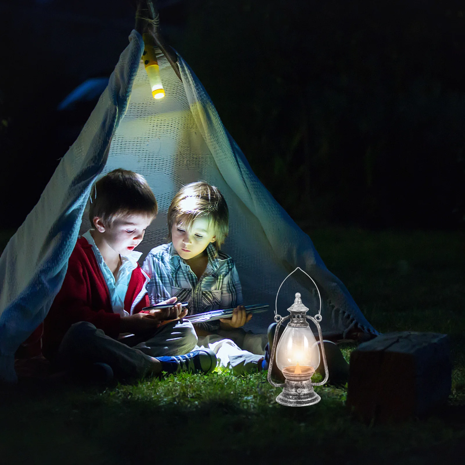 

1Pcs Retro Lamp Decorative Handheld Lantern Home Party Bar Atmosphere Vintage Hanging Scene Layout Lamp