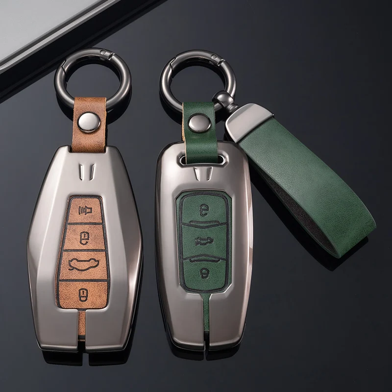 Car Key Cover Case Shell Protector For Geely Coolray X6 Atlas Monjaro Tugella Geometry C Emgrand Global Kulrey Hawk GX7 Okavango
