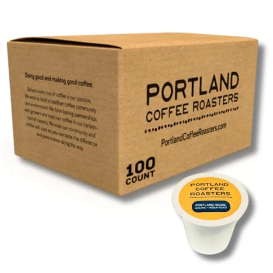 

Кофе в капсулах Portland Coffee Roasters, средняя обжарка, органический, Portland House, 100 штук